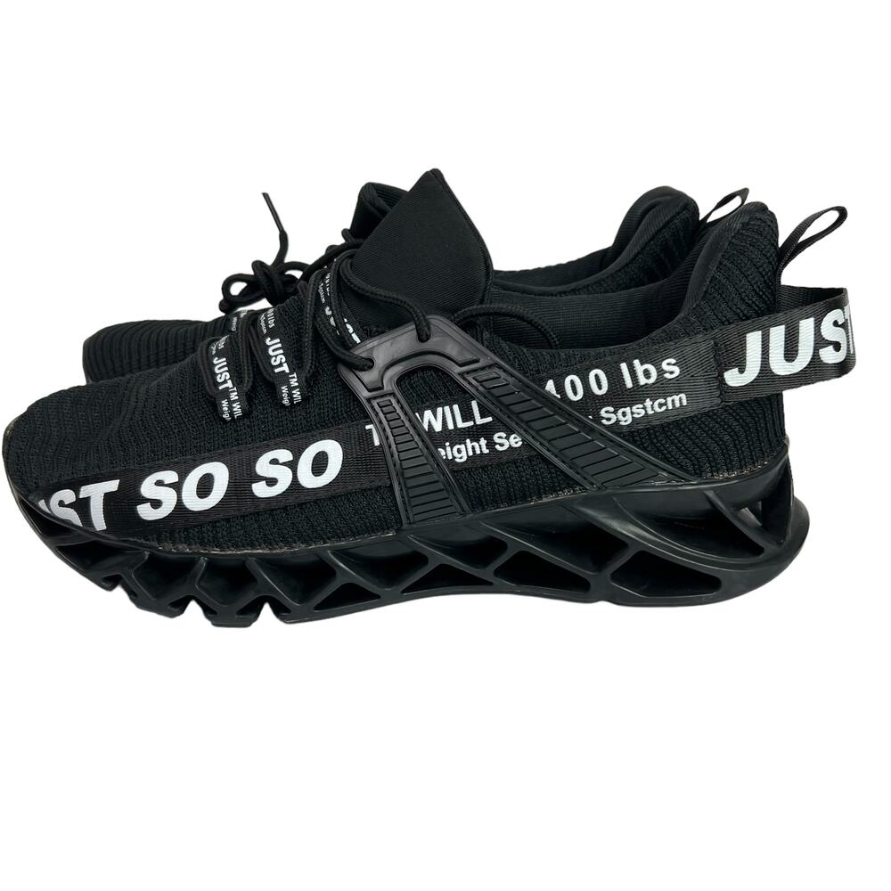 UMYOGO Mens Athletic Walking Blade Running Tennis Shoes Sneakers 8 M US Black